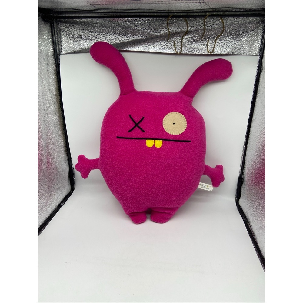 Uglydoll Ugly Charlie Plush Pink Monster 2011 Designer Toy 15 Inch